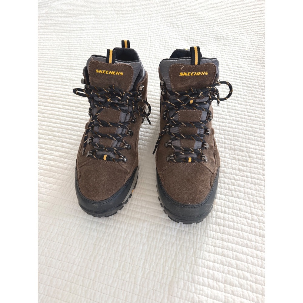 Skechers Men's Relment-Pelmo Waterproof Hiking Boots 9.5 Brown